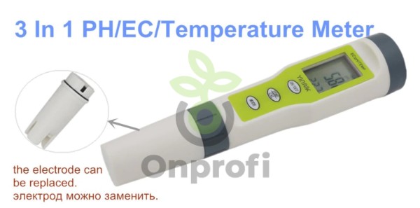 Измеритель EZ-9902 Ph & EC & Температура (кислотность, солемер, температура)