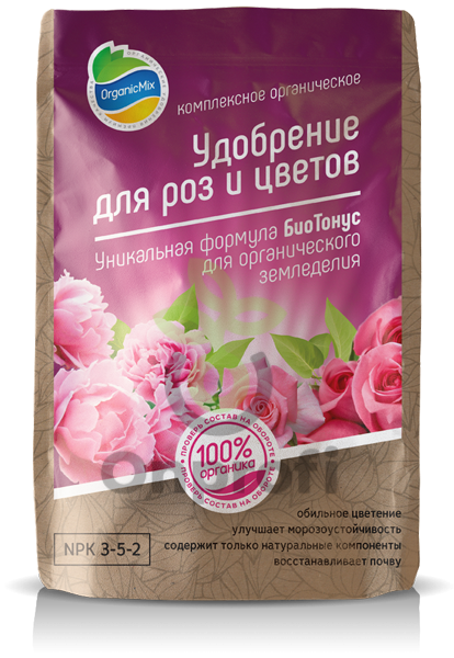Удобрение Органик Микс для роз и цветов
